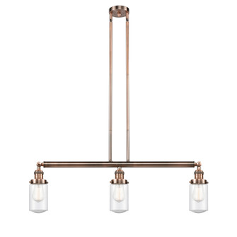 Franklin Restoration LED Island Pendant in Antique Copper (405|213-AC-G314-LED)