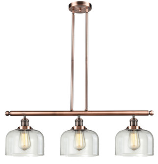 Franklin Restoration Three Light Island Pendant in Antique Copper (405|213-AC-G72)