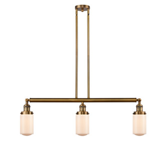 Franklin Restoration LED Island Pendant in Brushed Brass (405|213-BB-G311-LED)