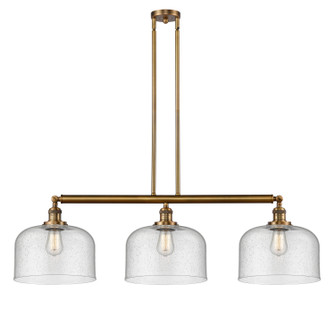 Franklin Restoration LED Island Pendant in Brushed Brass (405|213-BB-G74-L-LED)