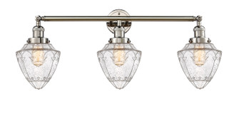 Franklin Restoration Three Light Island Pendant in Oil Rubbed Bronze (405|213-OB-G541)