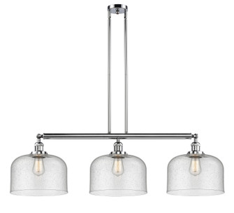 Franklin Restoration Three Light Island Pendant in Polished Chrome (405|213-PC-G74-L)