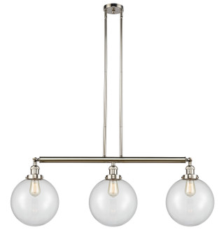 Franklin Restoration LED Island Pendant in Polished Nickel (405|213-PN-G202-10-LED)
