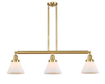 Franklin Restoration LED Island Pendant in Satin Gold (405|213-SG-G41-LED)