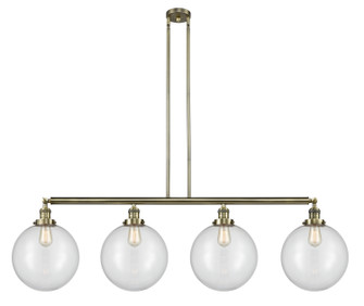 Franklin Restoration LED Island Pendant in Antique Brass (405|214-AB-G202-12-LED)