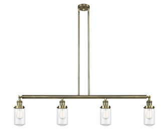 Franklin Restoration LED Island Pendant in Antique Brass (405|214-AB-G312-LED)