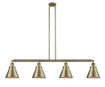 Franklin Restoration LED Island Pendant in Antique Brass (405|214-AB-M13-AB-LED)