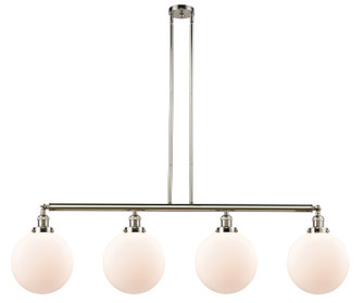 Franklin Restoration LED Island Pendant in Polished Nickel (405|214-PN-G201-10-LED)