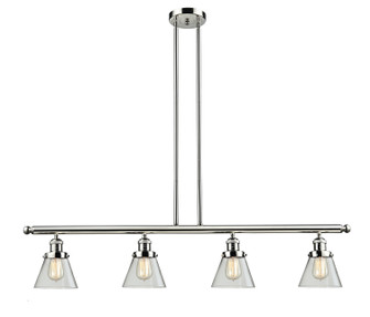 Franklin Restoration Four Light Island Pendant in Polished Nickel (405|214-PN-G62)