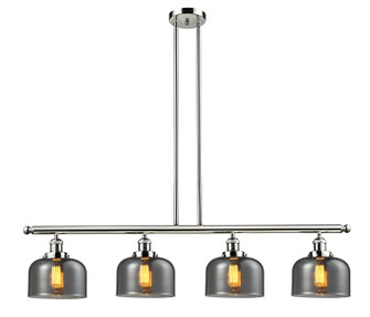 Franklin Restoration Four Light Island Pendant in Polished Nickel (405|214-PN-G73)