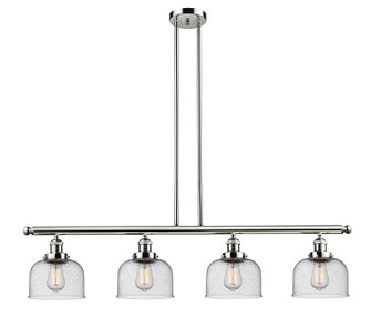 Franklin Restoration Four Light Island Pendant in Polished Nickel (405|214-PN-G74)