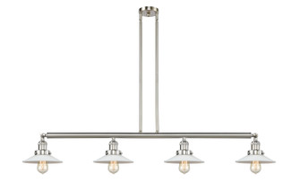 Franklin Restoration Four Light Island Pendant in Brushed Satin Nickel (405|214-SN-G1)