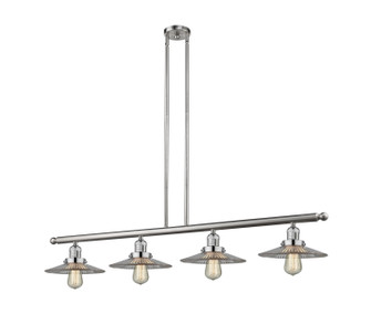 Franklin Restoration Four Light Island Pendant in Brushed Satin Nickel (405|214-SN-G2)