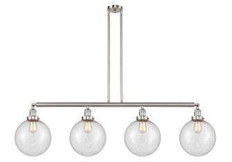 Franklin Restoration LED Island Pendant in Brushed Satin Nickel (405|214-SN-G204-10-LED)