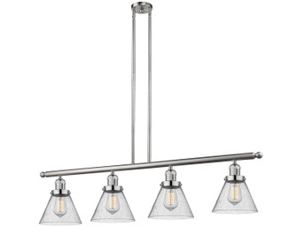Franklin Restoration LED Island Pendant in Brushed Satin Nickel (405|214-SN-G44-LED)