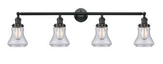 Franklin Restoration Four Light Bath Vanity in Matte Black (405|215-BK-G194)