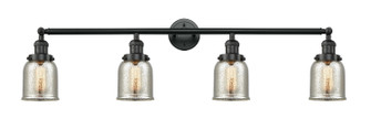 Franklin Restoration Four Light Bath Vanity in Matte Black (405|215-BK-G58)