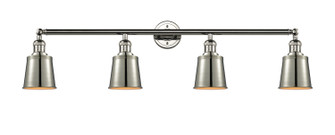 Franklin Restoration Four Light Bath Vanity in Polished Nickel (405|215-PN-M9-PN)