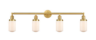 Franklin Restoration Four Light Bath Vanity in Satin Gold (405|215-SG-G311)