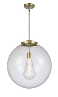 Franklin Restoration LED Pendant in Antique Brass (405|221-1S-AB-G202-18-LED)