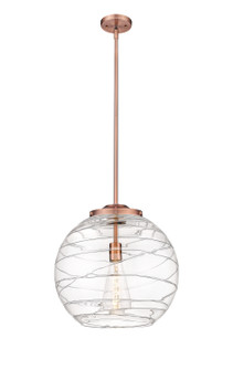 Ballston One Light Pendant in Antique Copper (405|221-1S-AC-G1213-16)