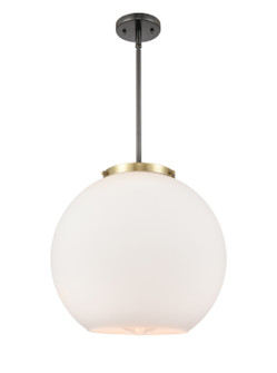 Essex One Light Pendant in Black Antique Brass (405|221-1S-BAB-G121-16)