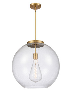 Essex One Light Pendant in Brushed Brass (405|221-1S-BB-G124-18)