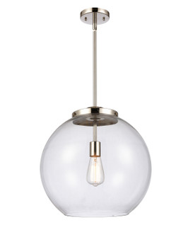 Ballston One Light Pendant in Polished Nickel (405|221-1S-PN-G122-16)