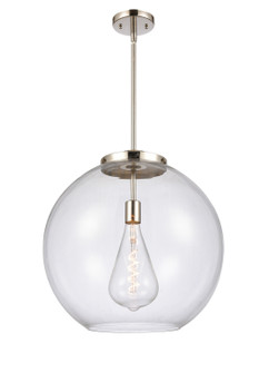 Ballston One Light Pendant in Polished Nickel (405|221-1S-PN-G122-18)