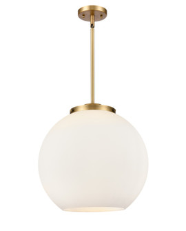 Ballston Three Light Pendant in Brushed Brass (405|221-3S-BB-G121-16)