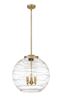 Ballston Three Light Pendant in Brushed Brass (405|221-3S-BB-G1213-18)