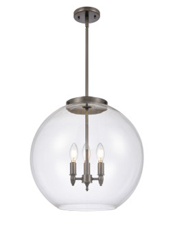 Essex Three Light Pendant in Oil Rubbed Bronze (405|221-3S-OB-G122-18)