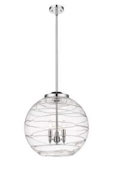 Ballston Three Light Pendant in Polished Chrome (405|221-3S-PC-G1213-18)