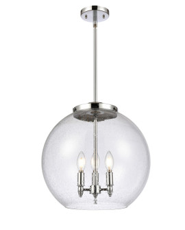 Ballston Three Light Pendant in Polished Chrome (405|221-3S-PC-G124-16)