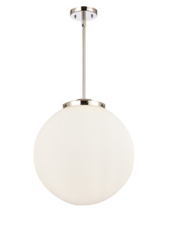 Franklin Restoration Three Light Pendant in Polished Nickel (405|221-3S-PN-G201-16)