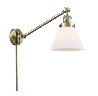 Franklin Restoration One Light Swing Arm in Antique Brass (405|237-AB-G41)