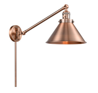 Franklin Restoration One Light Swing Arm Lamp in Antique Copper (405|237-AC-M10-AC)