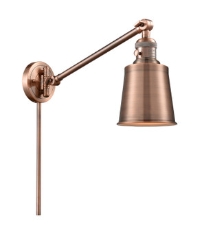 Franklin Restoration One Light Swing Arm Lamp in Antique Copper (405|237-AC-M9-AC)