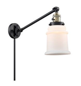 Franklin Restoration LED Swing Arm Lamp in Black Antique Brass (405|237-BAB-G181-LED)