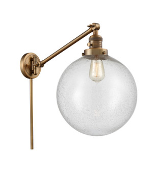 Franklin Restoration LED Swing Arm Lamp in Brushed Brass (405|237-BB-G204-12-LED)