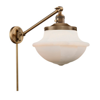 Franklin Restoration One Light Swing Arm Lamp in Brushed Brass (405|237-BB-G541)