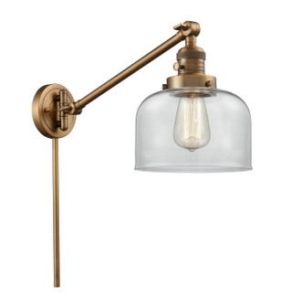 Franklin Restoration One Light Swing Arm Lamp in Brushed Brass (405|237-BB-G72)