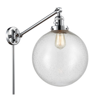 Franklin Restoration One Light Swing Arm Lamp in Polished Chrome (405|237-PC-G204-12)