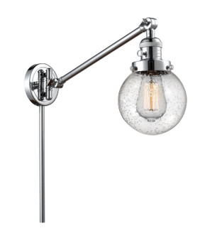 Franklin Restoration One Light Swing Arm Lamp in Polished Chrome (405|237-PC-G204-6)
