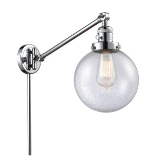 Franklin Restoration One Light Swing Arm Lamp in Polished Chrome (405|237-PC-G204-8)