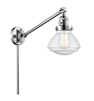 Franklin Restoration One Light Swing Arm Lamp in Polished Chrome (405|237-PC-G324)