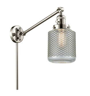 Franklin Restoration LED Swing Arm Lamp in Polished Nickel (405|237-PN-G262-LED)
