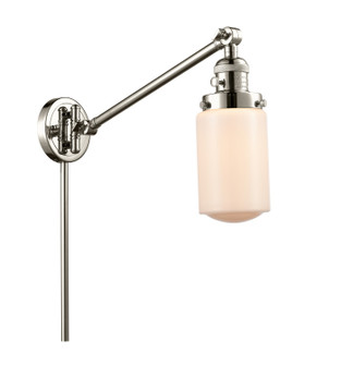 Franklin Restoration LED Swing Arm Lamp in Polished Nickel (405|237-PN-G311-LED)