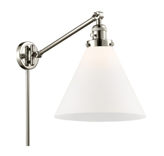 Franklin Restoration One Light Swing Arm in Polished Nickel (405|237-PN-G41-L)