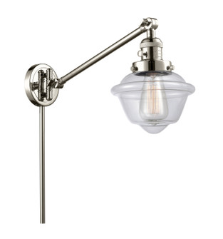 Franklin Restoration One Light Swing Arm Lamp in Polished Nickel (405|237-PN-G532)